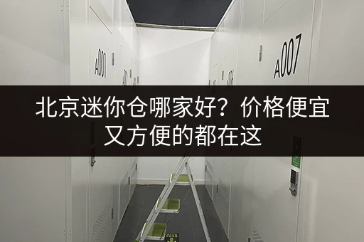 北京迷你仓哪家好？价格便宜又方便的都在这