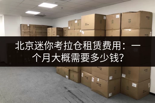 北京迷你考拉仓租赁费用：一个月大概需要多少钱？