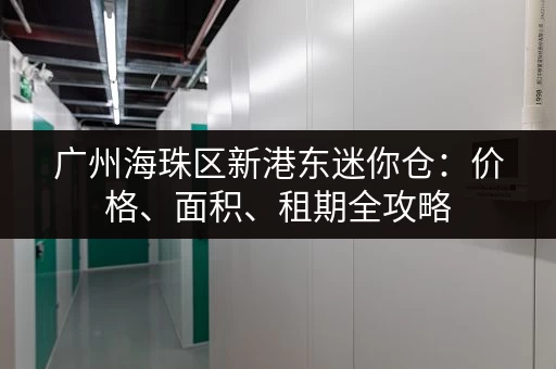 广州海珠区新港东迷你仓：价格、面积、租期全攻略