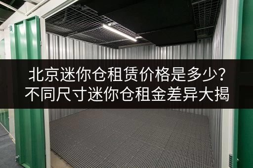 北京迷你仓租赁价格是多少？不同尺寸迷你仓租金差异大揭秘