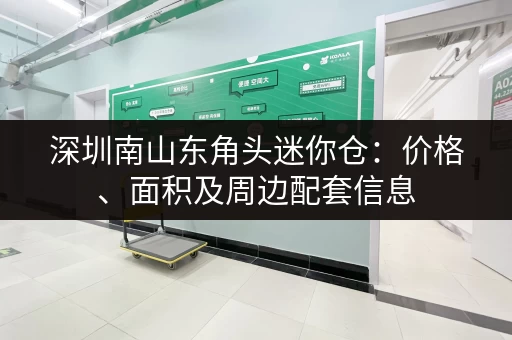 深圳南山东角头迷你仓：价格、面积及周边配套信息
