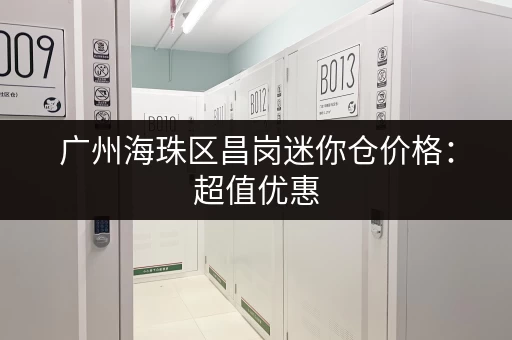 广州海珠区昌岗迷你仓价格：超值优惠，多种面积任选