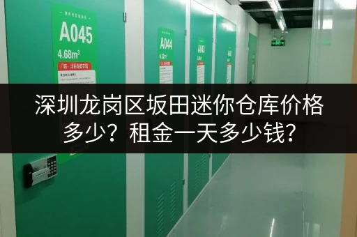 深圳龙岗区坂田迷你仓库价格多少？租金一天多少钱？