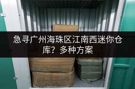 急寻广州海珠区江南西迷你仓库？多种方案，总有一款适合你！