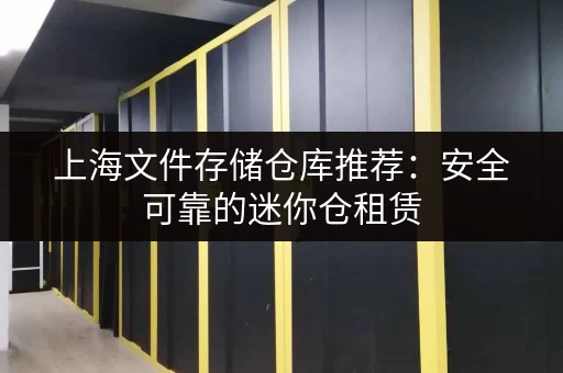 上海文件存储仓库推荐：安全可靠的迷你仓租赁