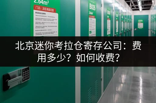北京迷你考拉仓寄存公司：费用多少？如何收费？