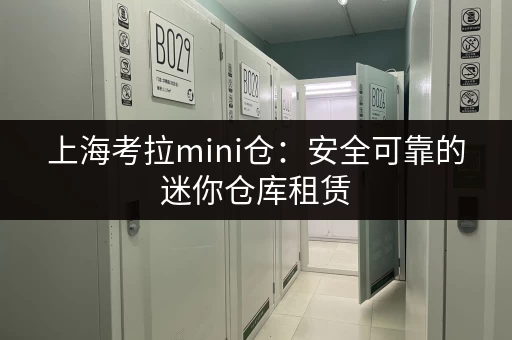上海考拉mini仓：安全可靠的迷你仓库租赁