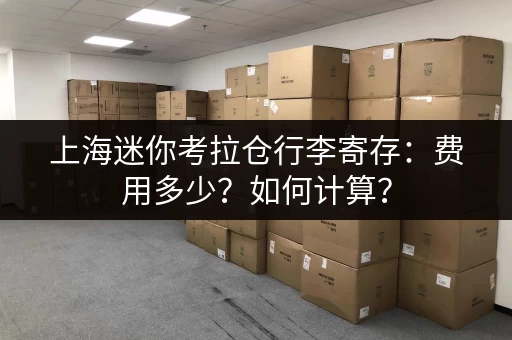 上海迷你考拉仓行李寄存：费用多少？如何计算？