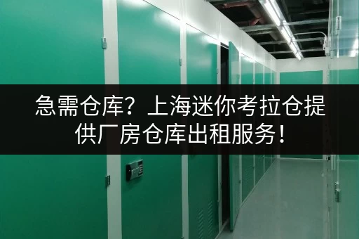 急需仓库?上海迷你考拉仓提供厂房仓库出租服务! 急需仓库?上海迷你考拉仓提供厂房仓库出租服务!