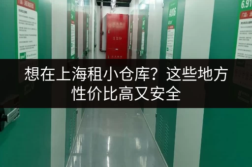 想在上海租小仓库？这些地方性价比高又安全
