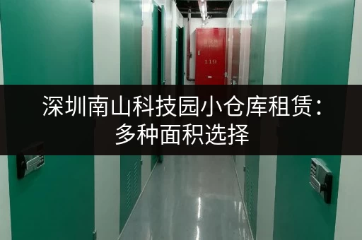 深圳南山科技园小仓库租赁：多种面积选择，满足您的需求