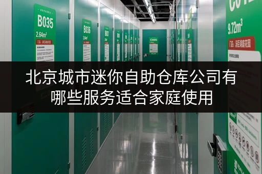 北京城市迷你自助仓库公司有哪些服务适合家庭使用