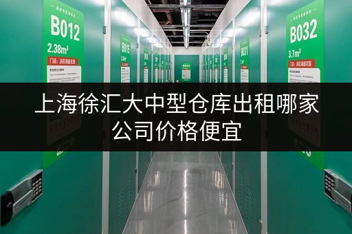 上海徐汇大中型仓库出租哪家公司价格便宜