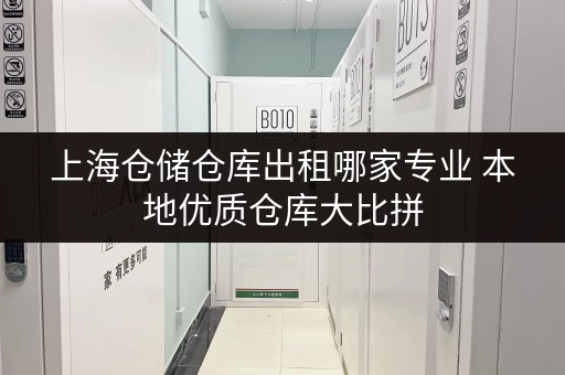 上海仓储仓库出租哪家专业 本地优质仓库大比拼