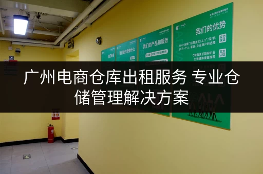 广州电商仓库出租服务 专业仓储管理解决方案