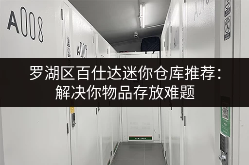 罗湖区百仕达迷你仓库推荐：解决你物品存放难题，价格实惠