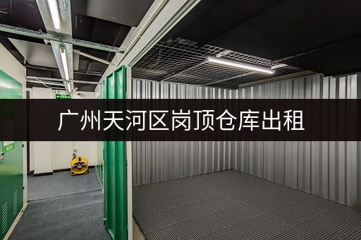 广州天河区岗顶仓库出租，价格优惠，位置优越
