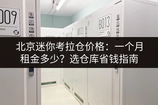 北京迷你考拉仓价格：一个月租金多少？选仓库省钱指南