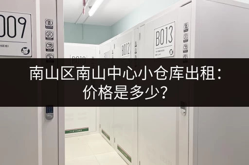 南山区南山中心小仓库出租：价格是多少？