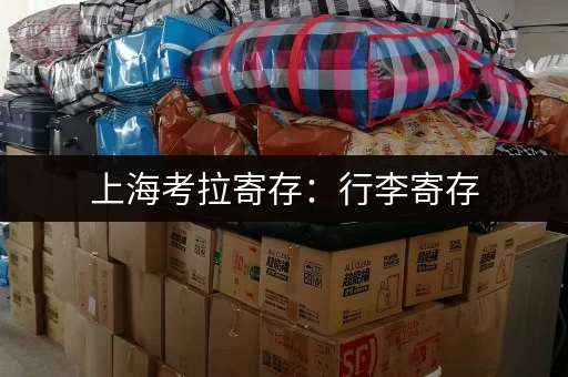 上海考拉寄存：行李寄存，轻松游玩魔都！