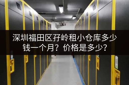 深圳福田区孖岭租小仓库多少钱一个月？价格是多少？