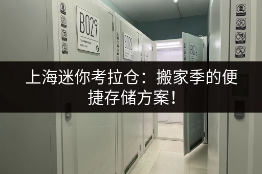 上海迷你考拉仓：搬家季的便捷存储方案！