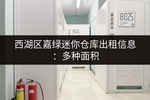 西湖区嘉绿迷你仓库出租信息：多种面积，满足需求