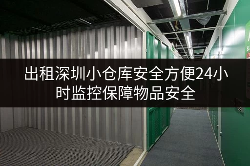 出租深圳小仓库安全方便24小时监控保障物品安全