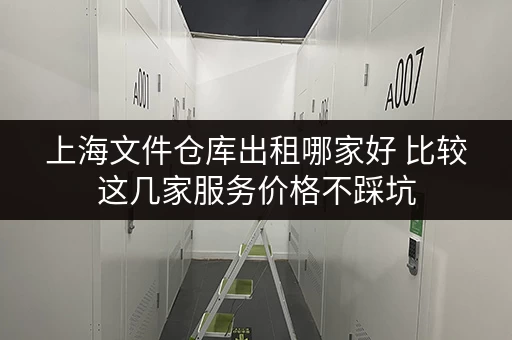 上海文件仓库出租哪家好 比较这几家服务价格不踩坑 上海文件仓库出租哪家好 比较这几家服务价格不踩坑