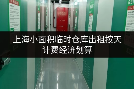 上海小面积临时仓库出租按天计费经济划算