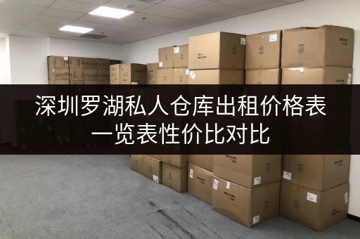深圳罗湖私人仓库出租价格表一览表性价比对比