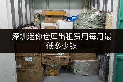 深圳迷你仓库出租费用每月最低多少钱