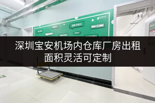深圳宝安机场内仓库厂房出租面积灵活可定制