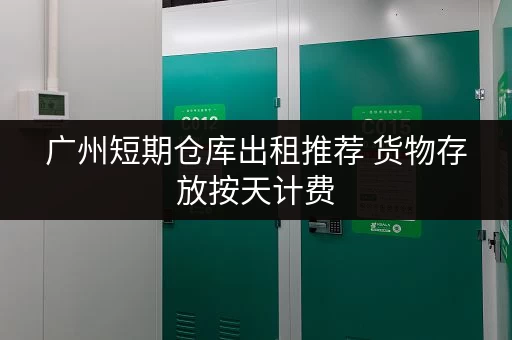 广州短期仓库出租推荐 货物存放按天计费