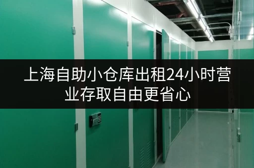 上海自助小仓库出租24小时营业存取自由更省心