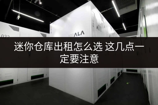 迷你仓库出租怎么选 这几点一定要注意