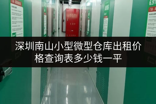 深圳南山小型微型仓库出租价格查询表多少钱一平