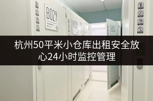 杭州50平米小仓库出租安全放心24小时监控管理