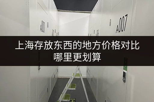 上海存放东西的地方价格对比哪里更划算