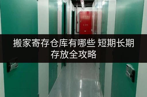 搬家寄存仓库有哪些 短期长期存放全攻略