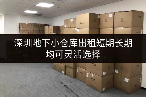 深圳地下小仓库出租短期长期均可灵活选择
