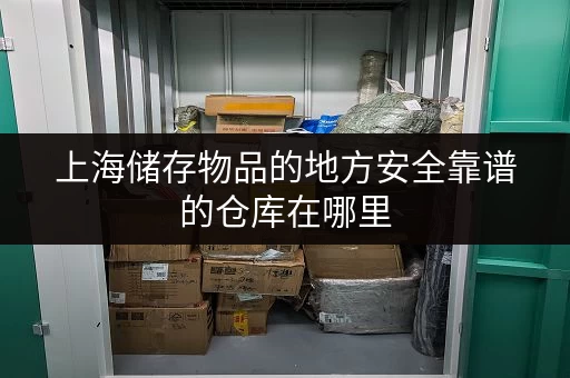 上海储存物品的地方安全靠谱的仓库在哪里