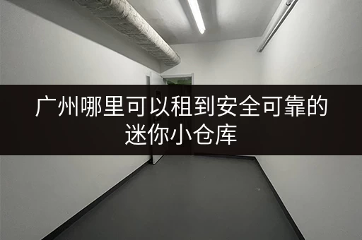 广州哪里可以租到安全可靠的迷你小仓库