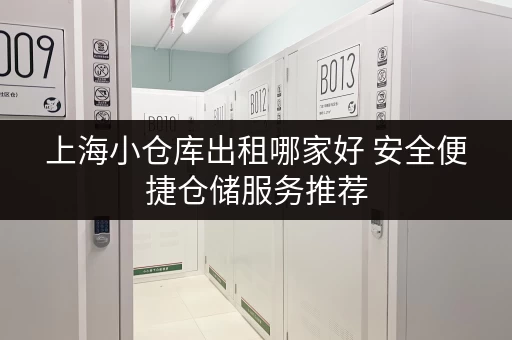 上海小仓库出租哪家好 安全便捷仓储服务推荐
