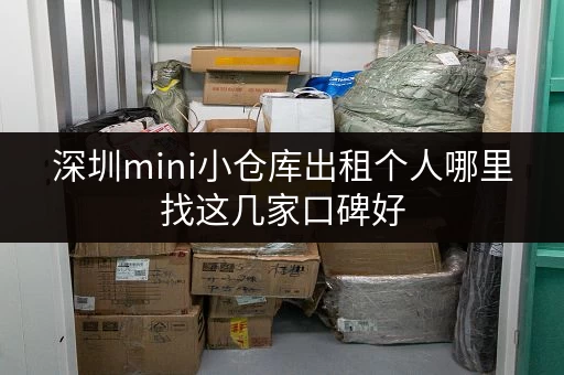 深圳mini小仓库出租个人哪里找这几家口碑好