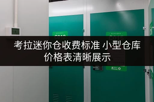 考拉迷你仓收费标准 小型仓库价格表清晰展示