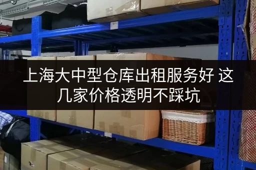 上海大中型仓库出租服务好 这几家价格透明不踩坑
