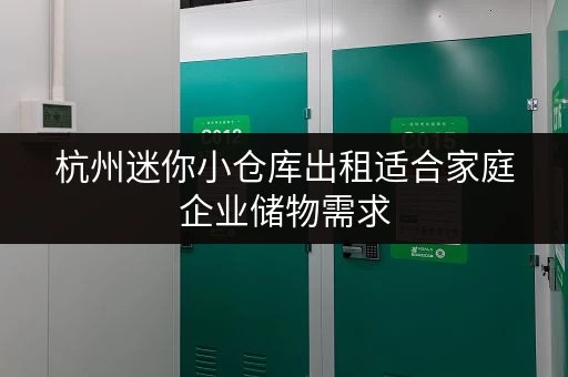 杭州迷你小仓库出租适合家庭企业储物需求