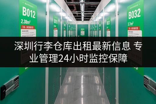 深圳行李仓库出租最新信息 专业管理24小时监控保障