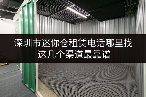 深圳市迷你仓租赁电话哪里找 这几个渠道最靠谱